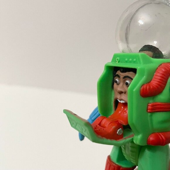 Vtg 1989 Ghostbusters Action Figure Winston Fright Features Kenner Astronaut Toy - Picture 7 of 16